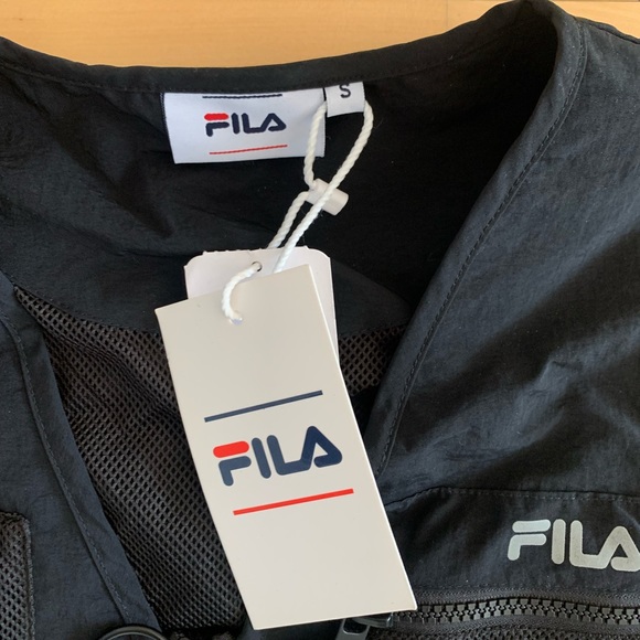Fila cropped black tactical vest, S - Picture 2 of 3